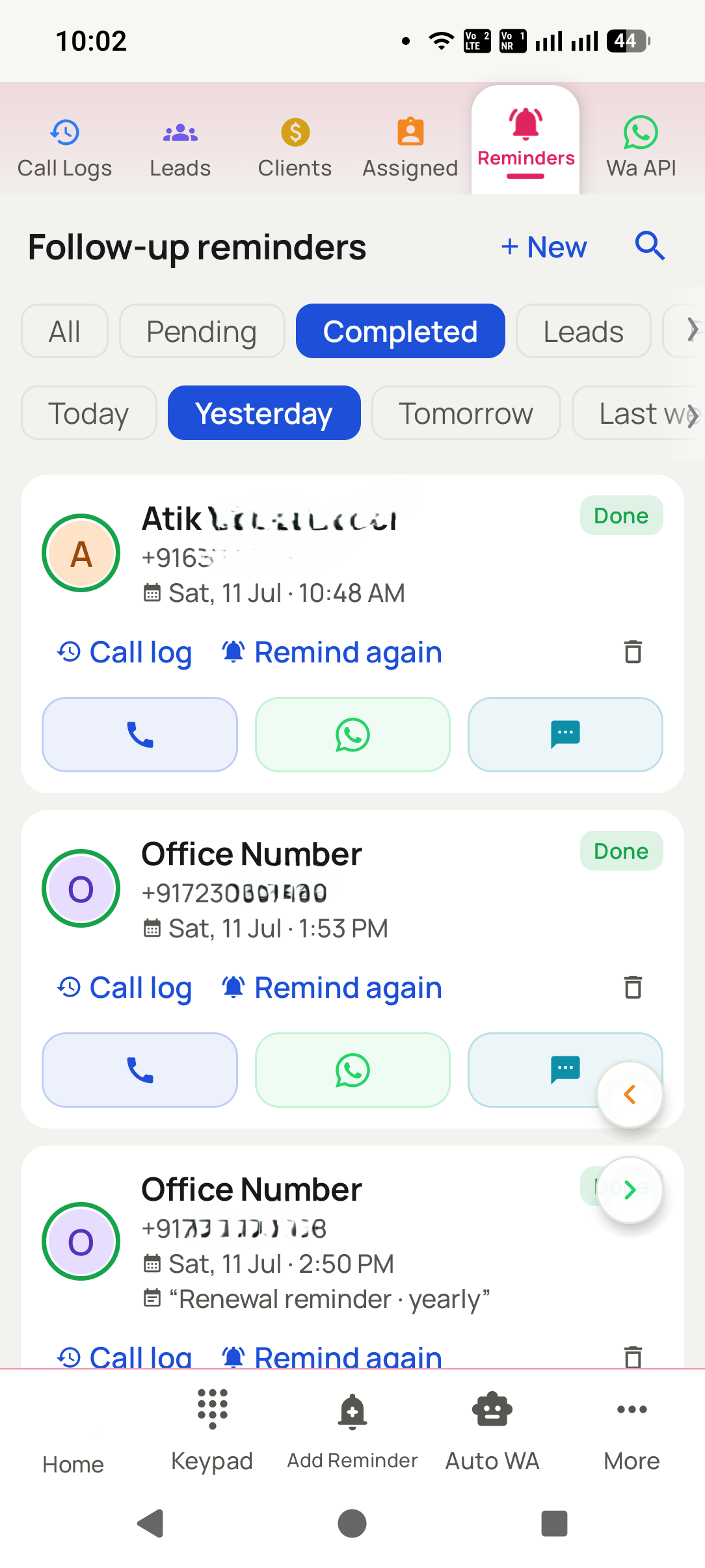 The phone works for you